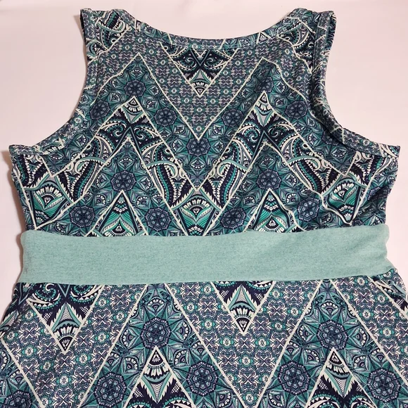 The North Face Flash Dry Sleeveless Teal & Navy Play Dress Size S - Picture 5 of 10